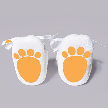 Chaussons lapin de l'ours kiwi